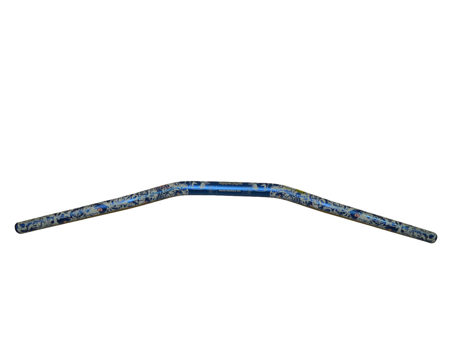 Руль 28мм OTOM RACING графика Metal Mulisha MX, синий